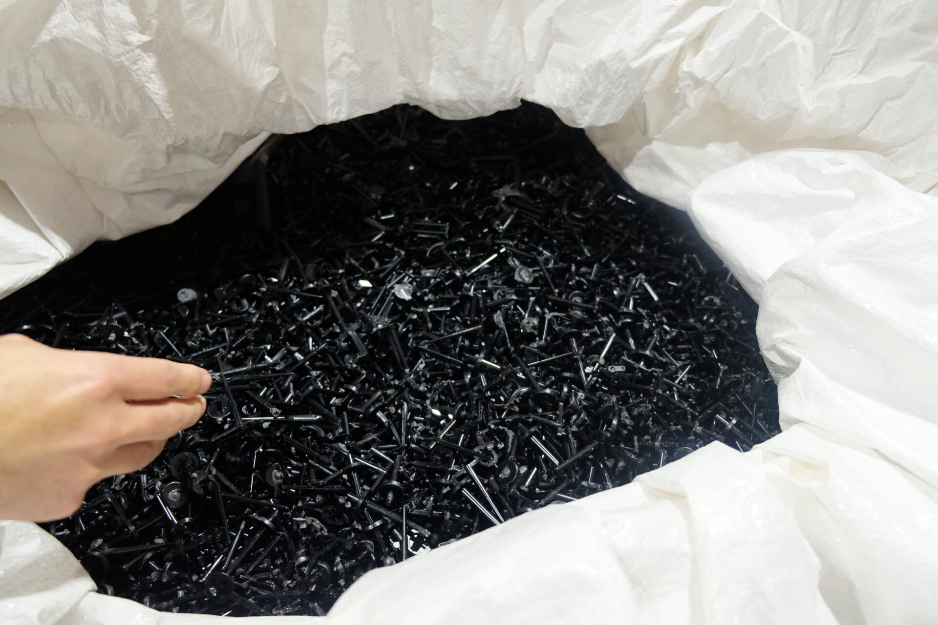 回収した廃プラスチック