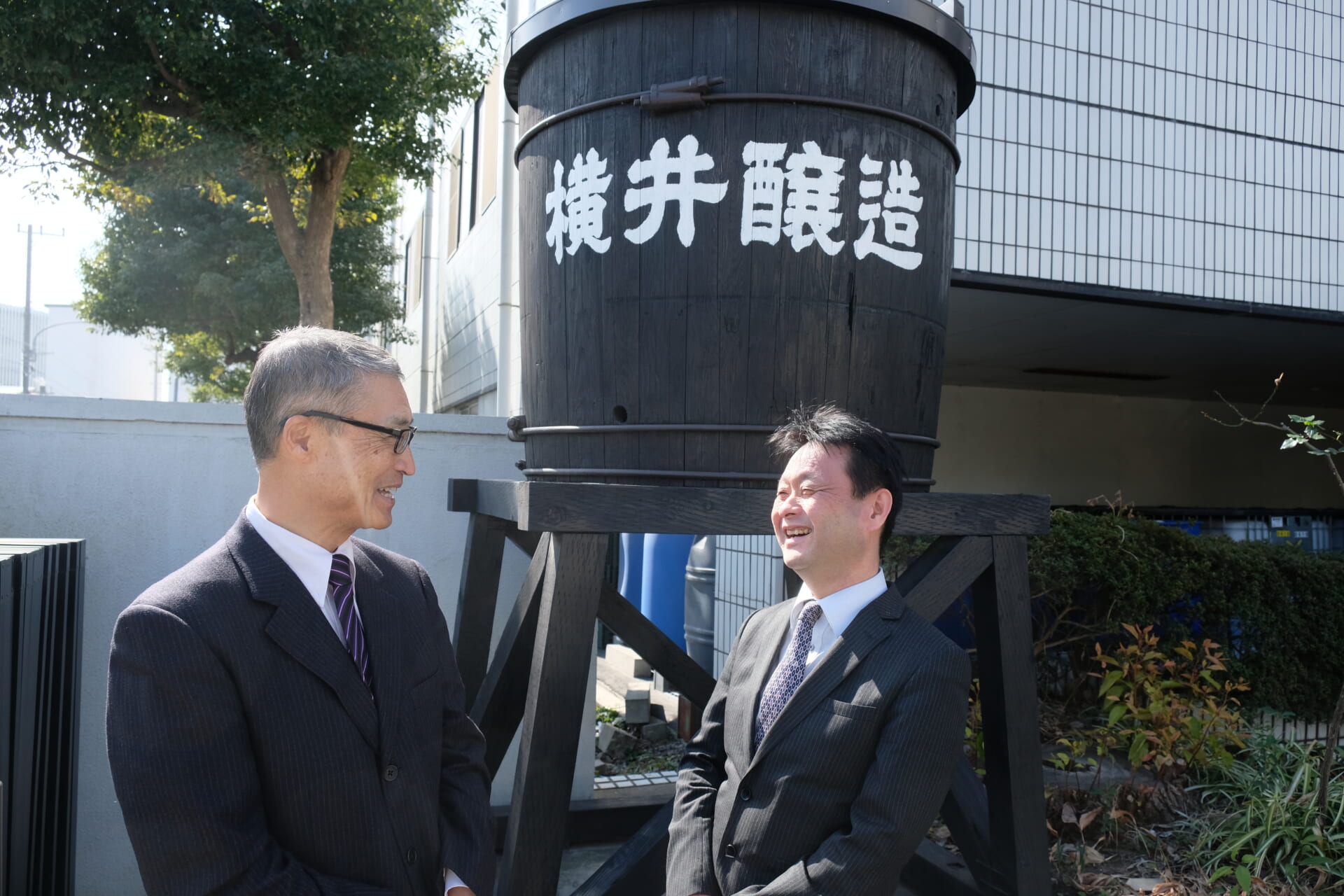 清松ADと横井社長